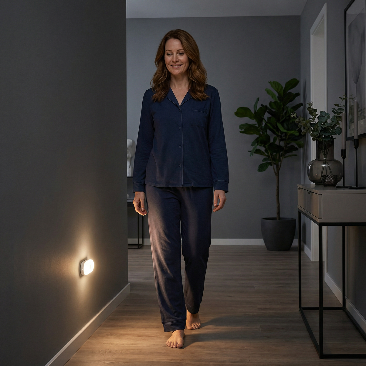 Smartes LED Nachtlicht mit Bewegungsmelder – Mini, kabellos & stromspa ...