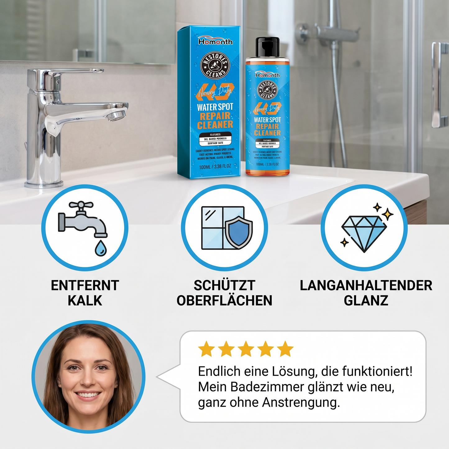 UltraClean – Mittel gegen hartes Wasser und Kalkablagerungen