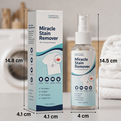 Wunder-Fleckenentferner-Spray – Stark gegen Flecken, schonend zu Textilien