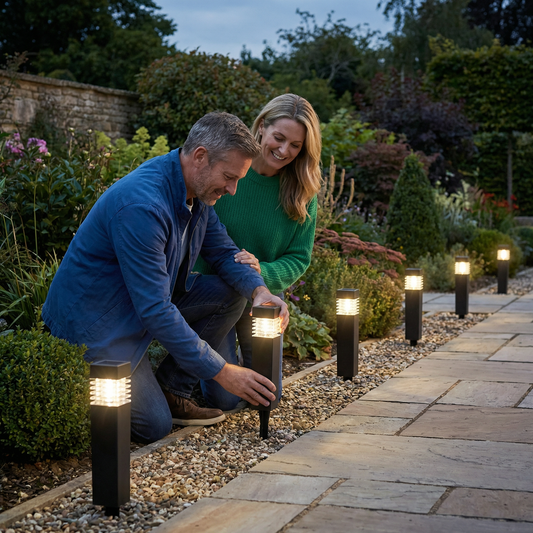 Solar-LED Bodenleuchten – Wasserdichte Gartenlichter für Wege, Rasen & Terrasse