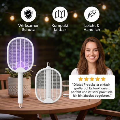 Faltbarer elektrischer Mückenvernichter mit UV-Licht