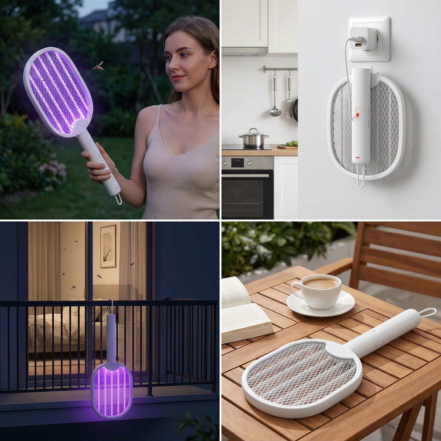 Faltbarer elektrischer Mückenvernichter mit UV-Licht