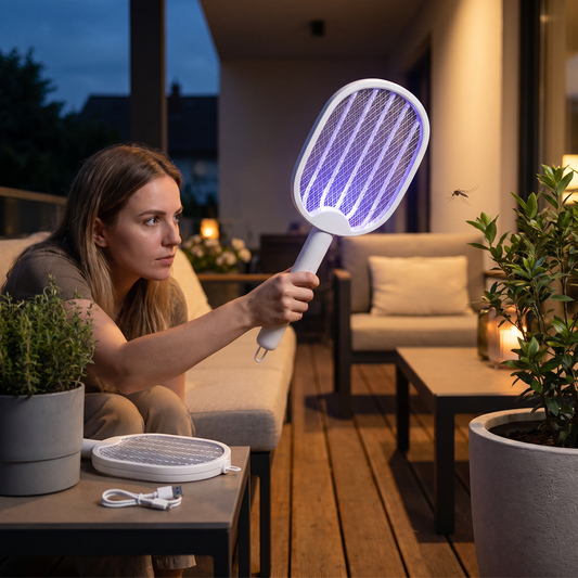 Faltbarer elektrischer Mückenvernichter mit UV-Licht